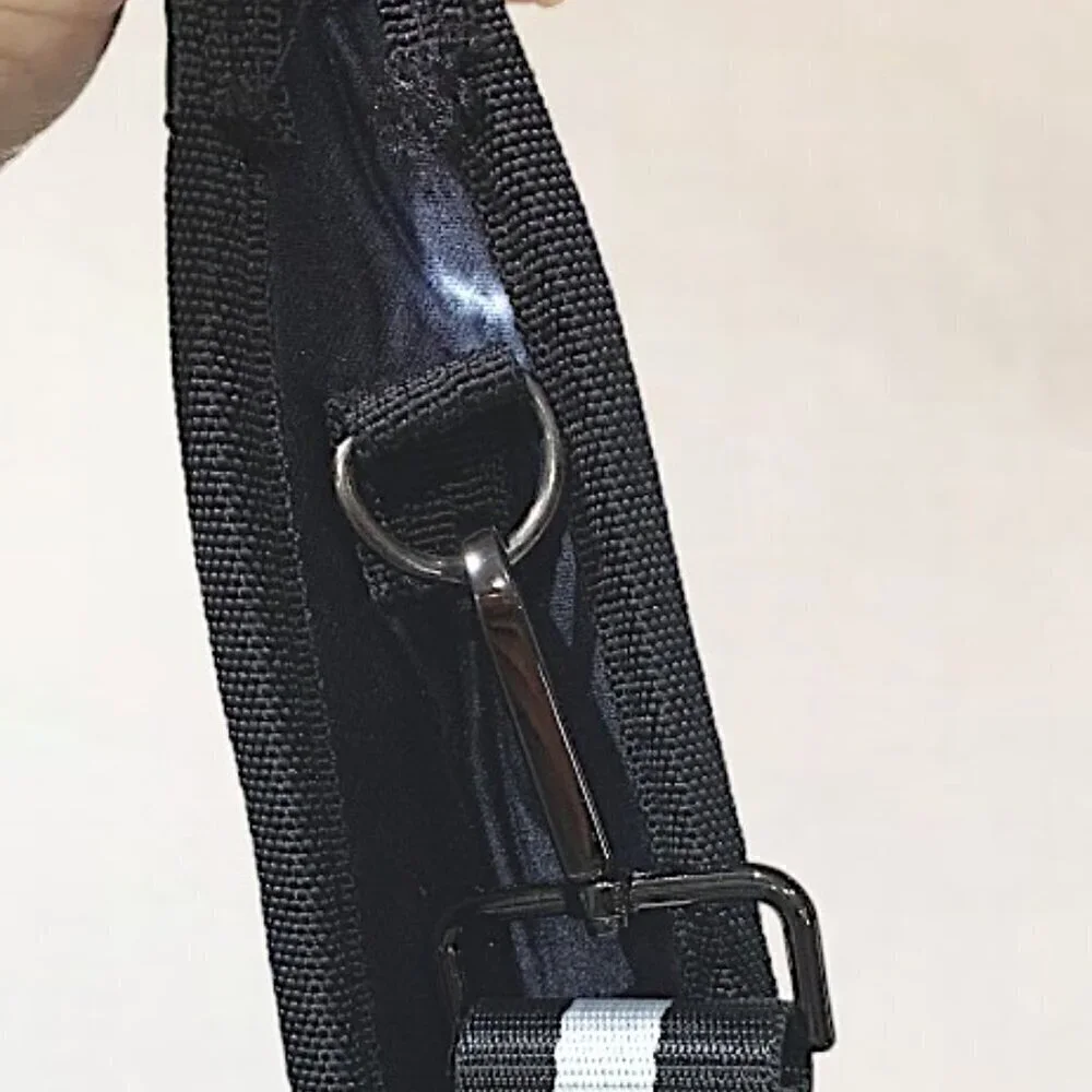 Haute Shore Mark Racer Crossbody in Navy Blue Tie Dye